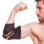Налокотник эластичный (1шт) TVFF 906301 (полиамид, спандекс, р-р S-XL, черный-золотой) 1