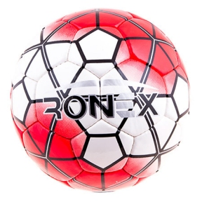М'яч футбольний DXN Ronex(NK), червоний/срібло.