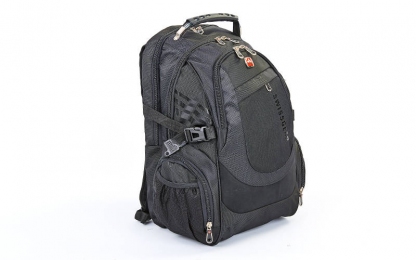Рюкзак городской VICTOR 8856 (PL, р-р 48x20x30см, черный)